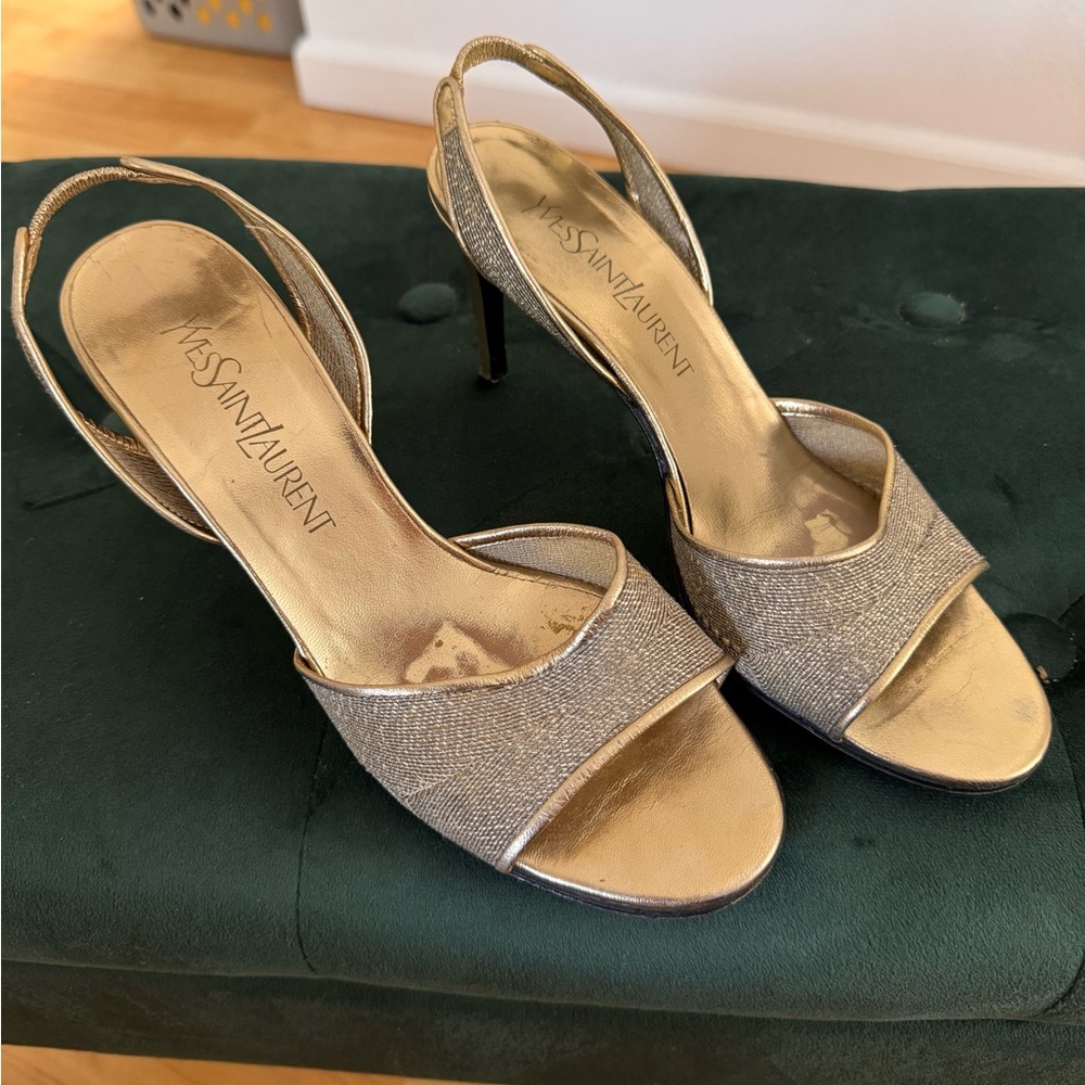 Vintage YvesSaintLaurent YSL gold